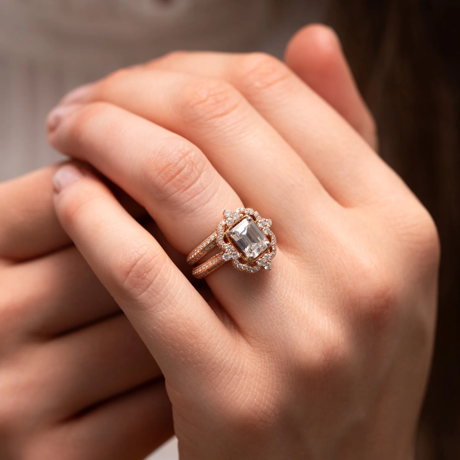 Lab Grown Diamond Engagement Ring