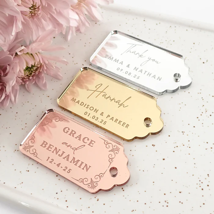 Stylish Custom Rectangle Tags for All