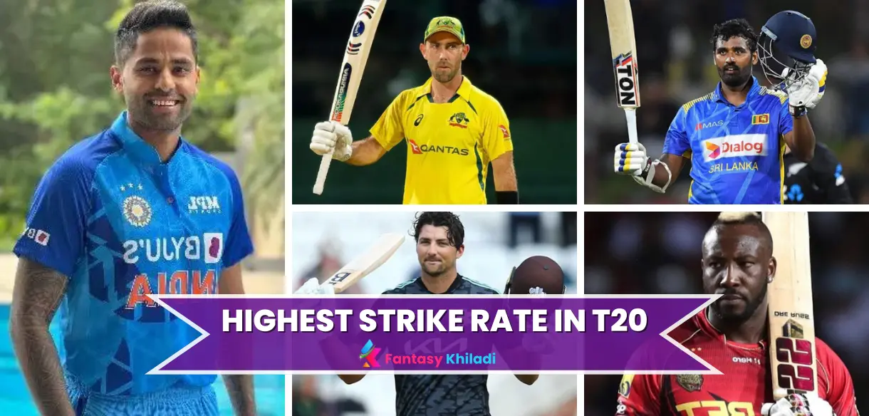 Top 5 Hard-Hitters in T20I Cricket with the Highest Strike Rates