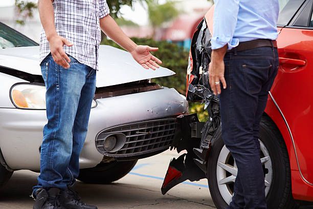 Fender Bender Accident of two drivers